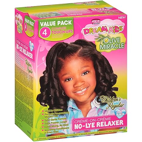 African Pride Dream Kids Olive Miracle 4 touch - UPS No - Lye Relaxer Regular - gtworld.de