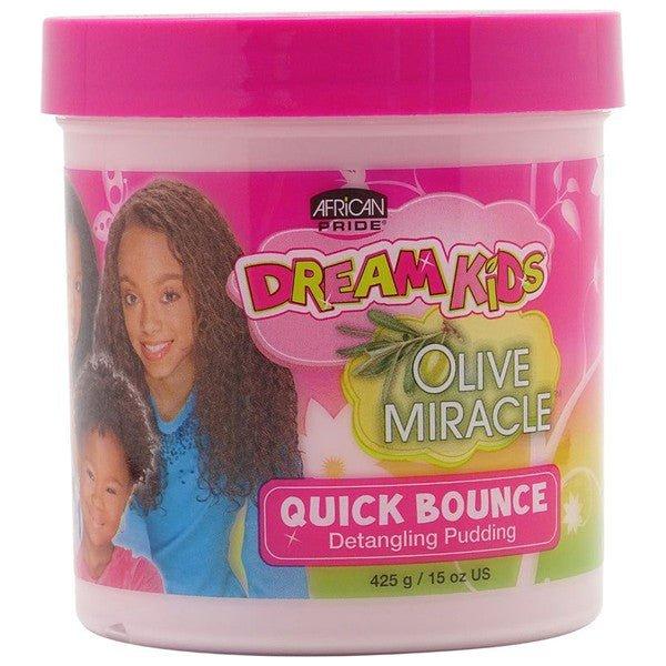 African Pride Dream Kids Olive Miracle Quick Bounce Detangling Pudding 443ml - Gtworld.de