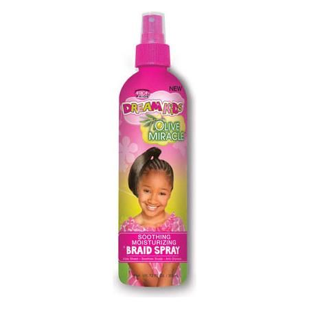 African Pride Dream Kids Olive Miracle Soothing Moisturizing Braid Spray 355ml - Gtworld.de