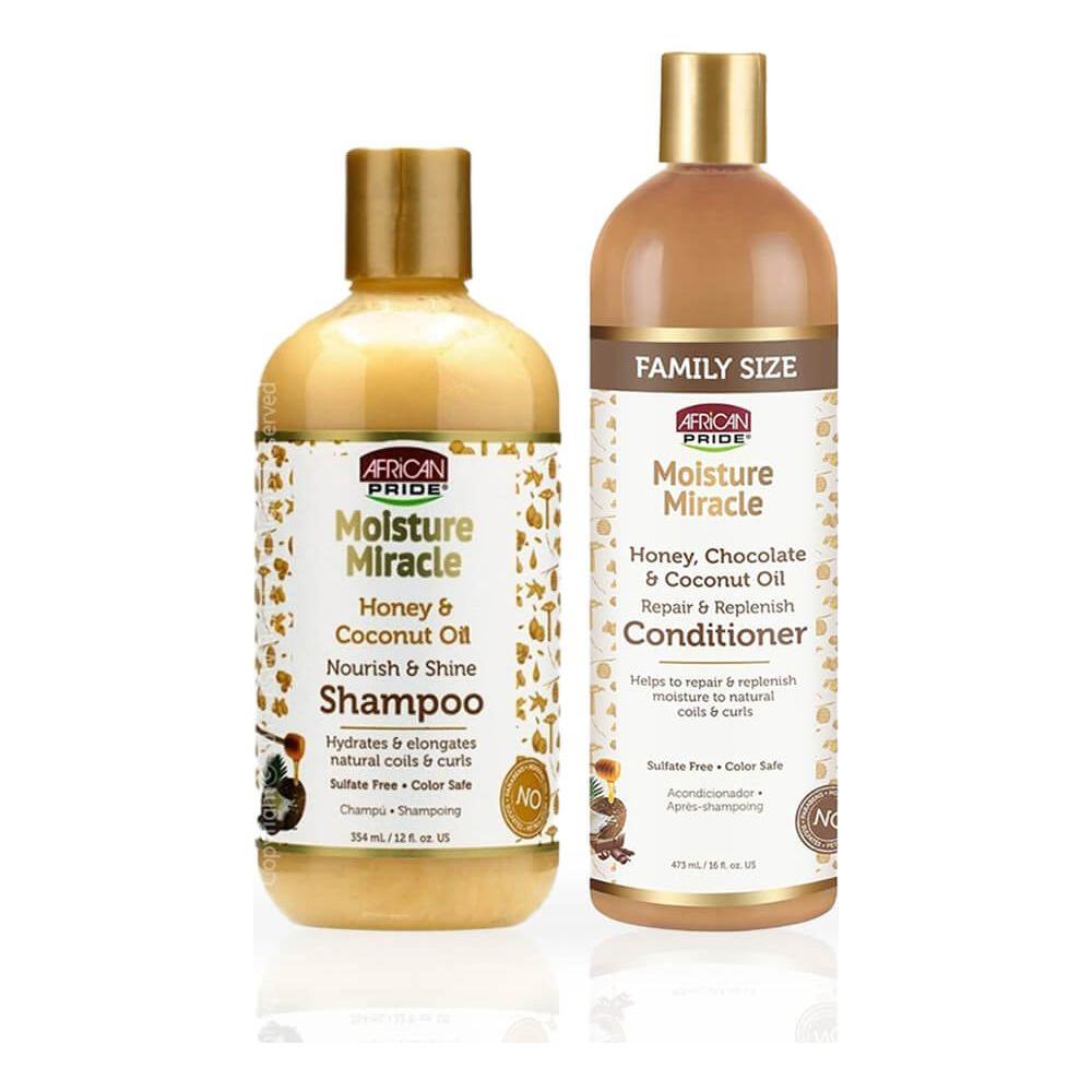 African Pride Honey &amp; Coconut Oil Hair Care Duo Bundle - Gtworld.de