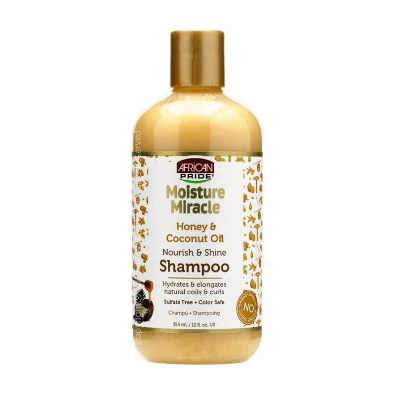 African Pride Honey &amp; Coconut Oil Nourish and Shine Shampoo 354ml - Gtworld.de