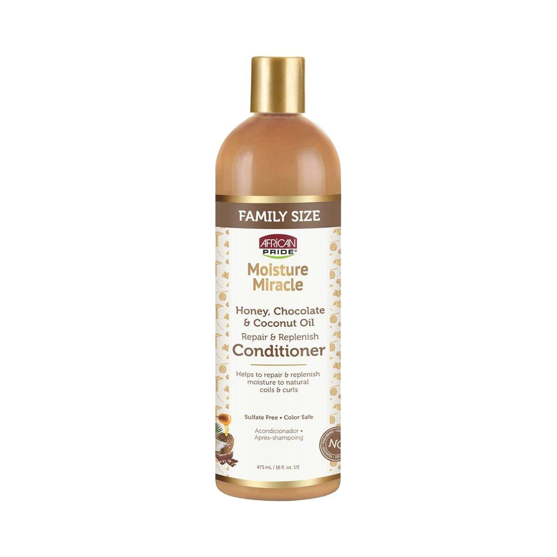 African Pride Moisture Miracle Honey Chocolate &amp; Coconut Oil Conditioner 16 Oz - Gtworld.de