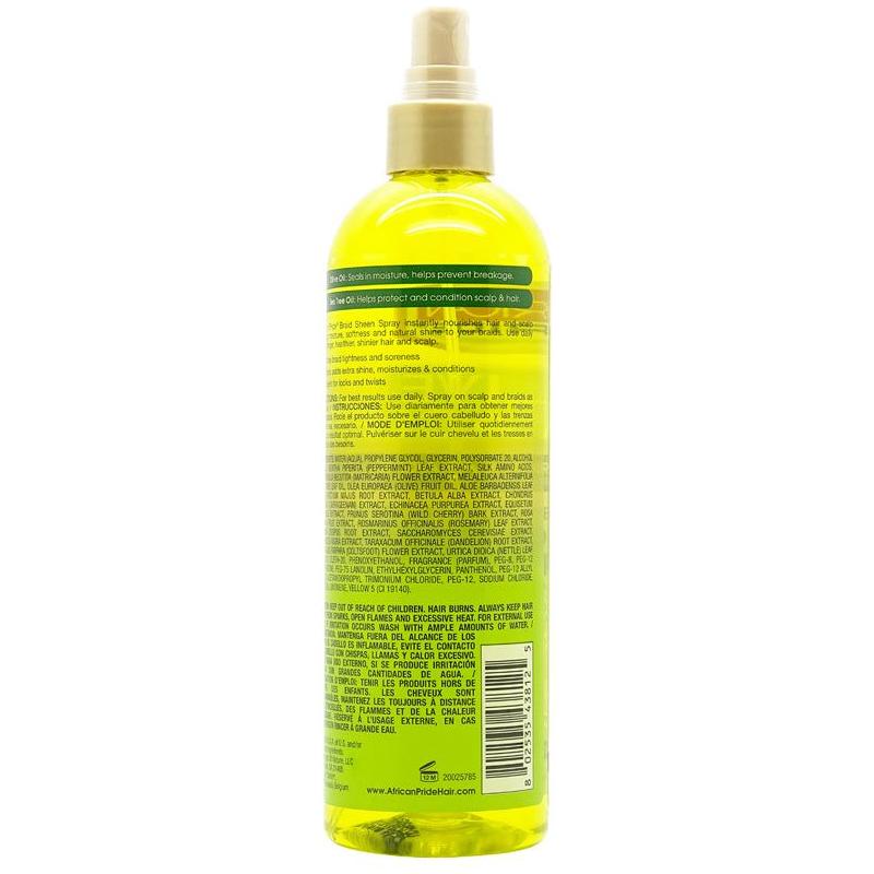 African Pride Olive Miracle Anti - Breakage Braid Sheen Spray 355ml - Gtworld.de