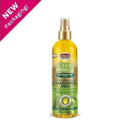 African Pride Olive Miracle Anti-Breakage Braid Sheen Spray 355ml - gtworld.de