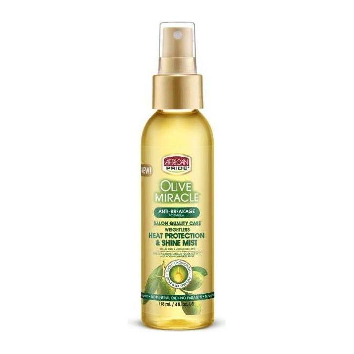 African Pride Olive Miracle Weightless Heat Protection &amp; Shine Mist 4oz - Gtworld.de