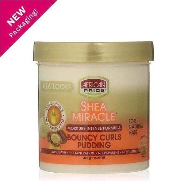 African Pride Shea Butter Miracle Moisture Intense Bouncy Curls Pudding 443ml - gtworld.de