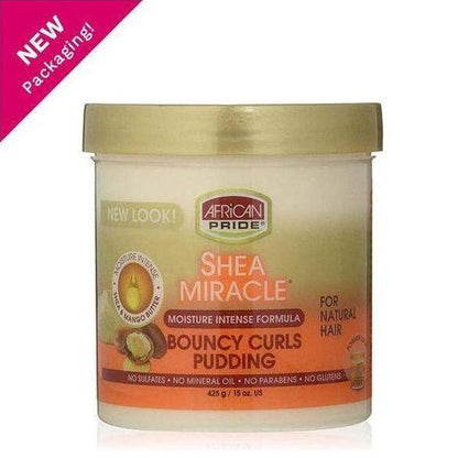 African Pride Shea Butter Miracle Moisture Intense Bouncy Curls Pudding 443ml - gtworld.de