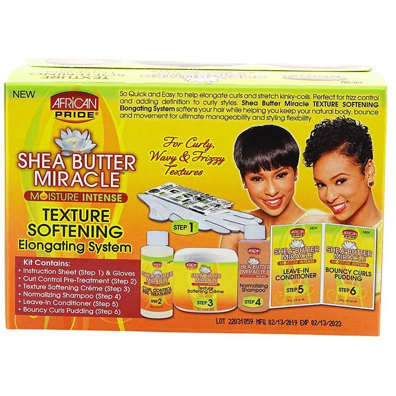 African Pride Shea Butter Miracle Moisture Intense Texture Softening Elongating System - Gtworld.de