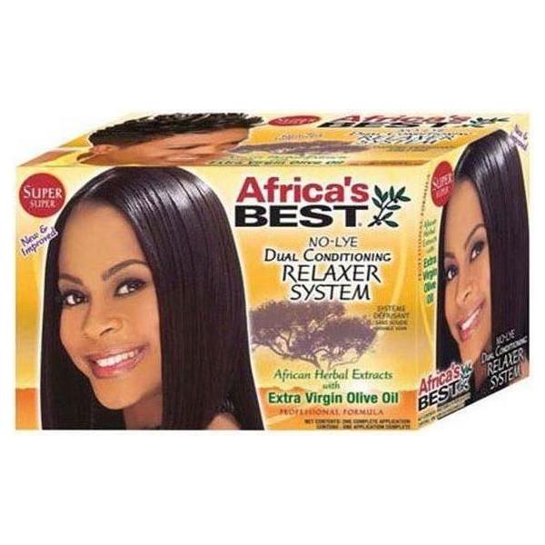 Africa´s Best No - Lye Dual Conditioning Relaxer System Kit Super - Gtworld.de