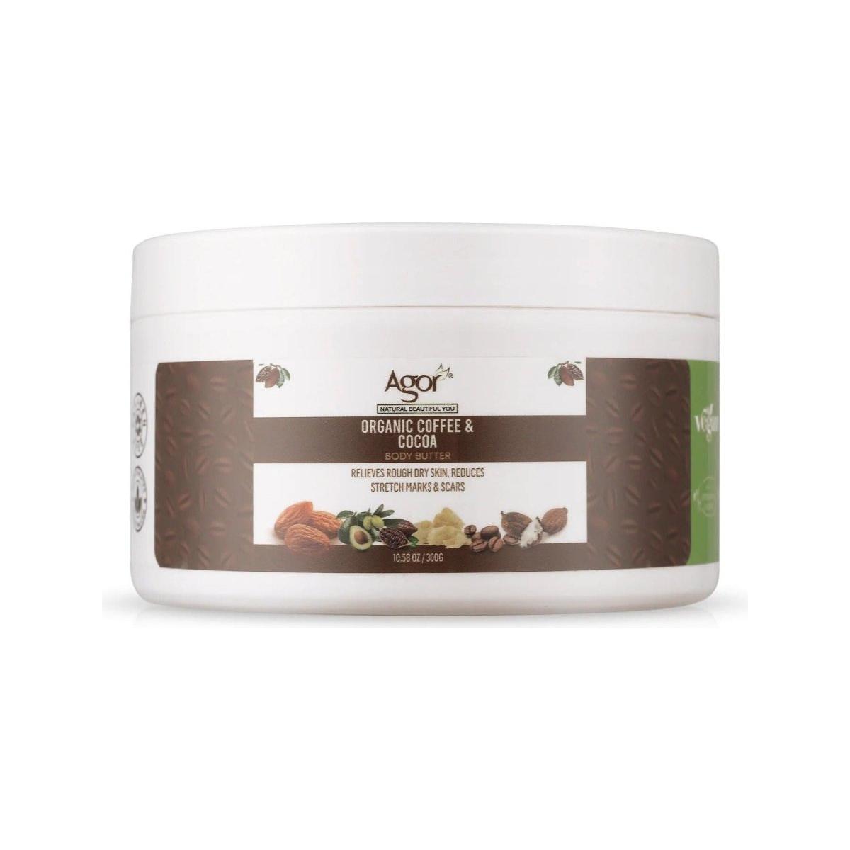 Agor Organic Coffee &amp; Cocoa Body Butter 300g - Gtworld.de