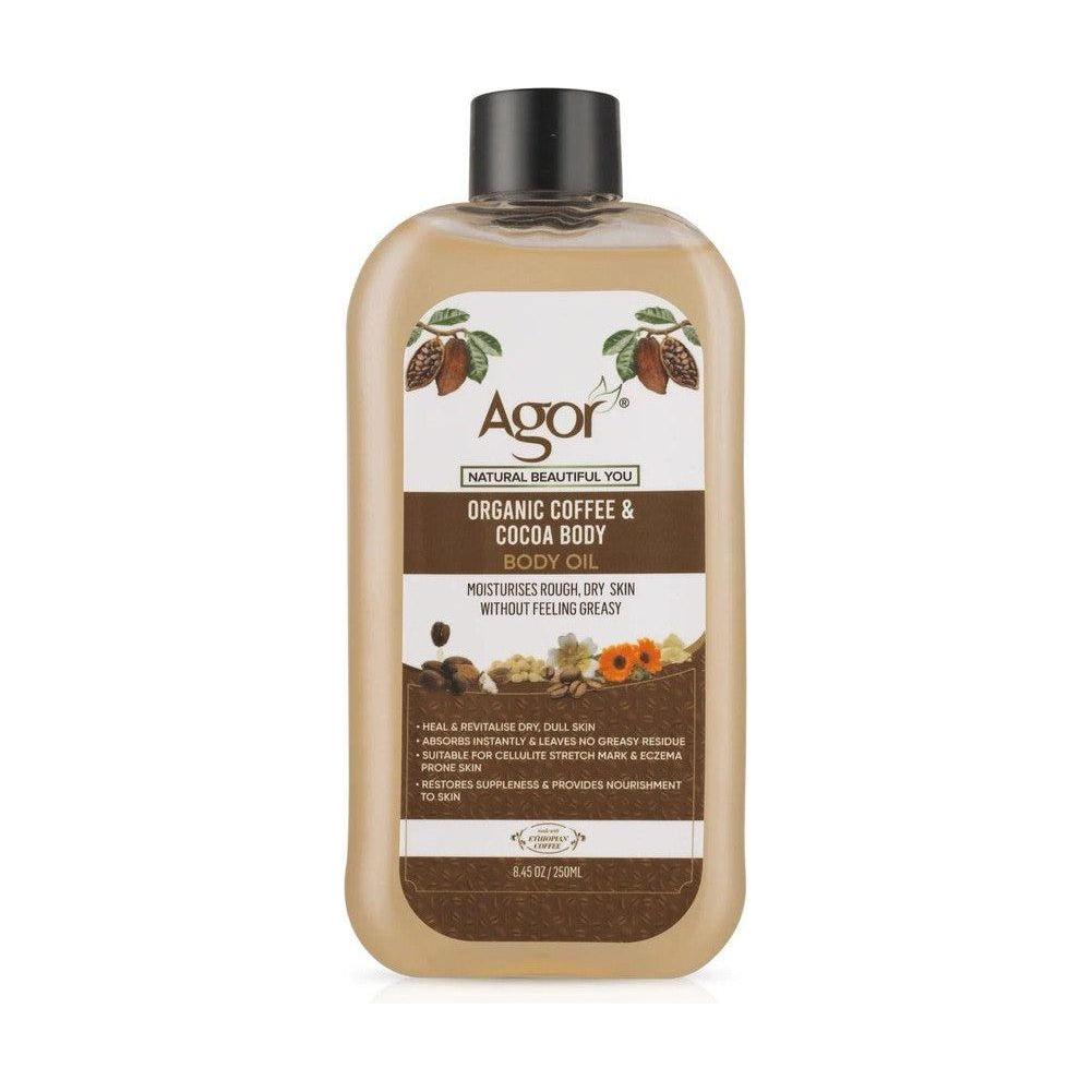 Agor Organic Coffee &amp; Cocoa Body Oil 250ml - Gtworld.de