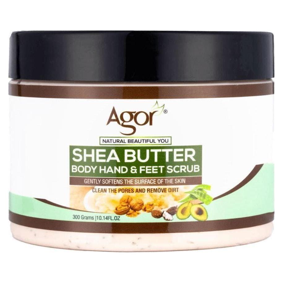 Agor shea butter body hand and feet scrub 300g - Gtworld.de