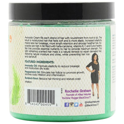 Alikay Naturals Avocado Cream Moisture Repairing Mask 236ml - Gtworld.de