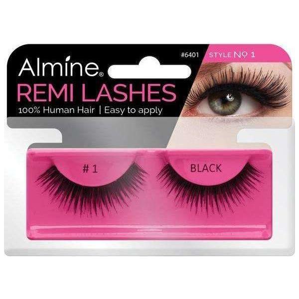 Almine Eyelashes Black 100% Remi Human hair - Gtworld.de