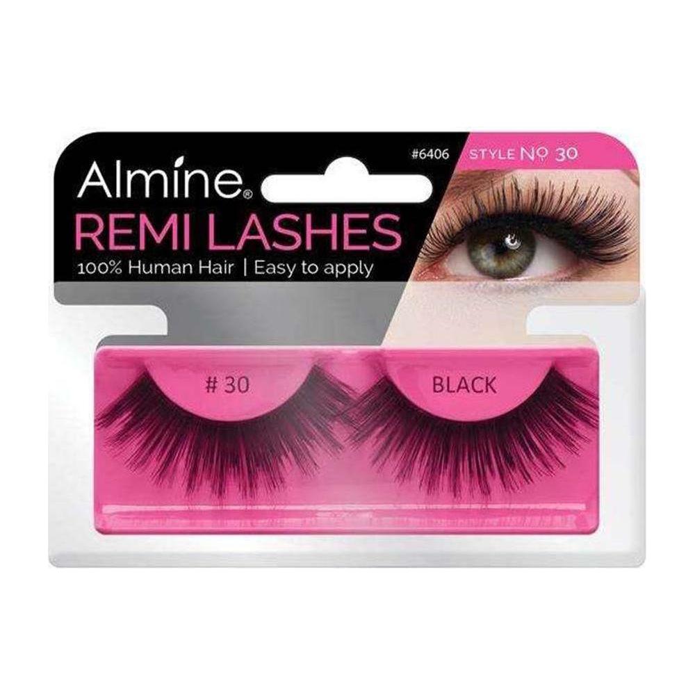 Almine Eyelashes Black 100% Remi Human hair - Gtworld.de