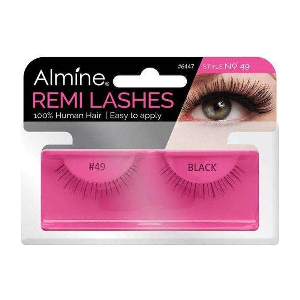 Almine Eyelashes Black 100% Remi Human hair - Gtworld.de