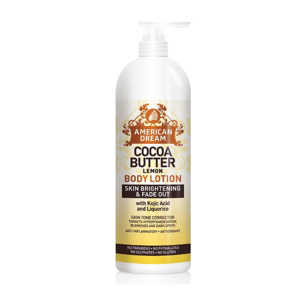 American Dream Cocoa Butter Lemon With Kojic Acid &amp; Liquorice Lotion 16 Oz - Gtworld.de