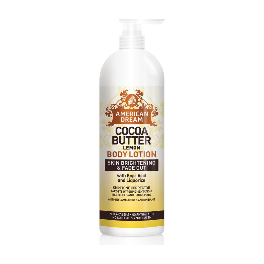 American Dream Cocoa Butter Lemon With Kojic Acid &amp; Liquorice Lotion 16 Oz - Gtworld.de