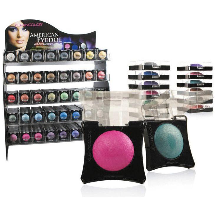 American Eyedol, Wet/ DryBaked Eyeshadow DISPLAY, Assorted, 40 DZ - Gtworld.de