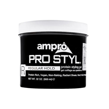 ampro Pro Styl protein Regular Hold styling gel 15oz /32oz - gtworld.de