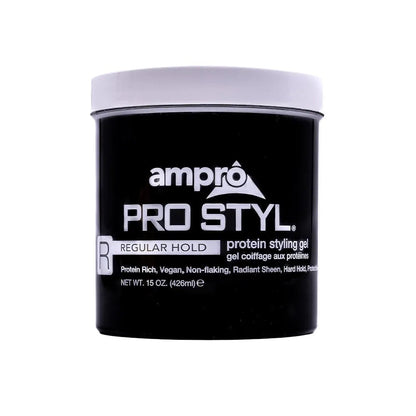 ampro Pro Styl protein Regular Hold styling gel 15oz /32oz - gtworld.de