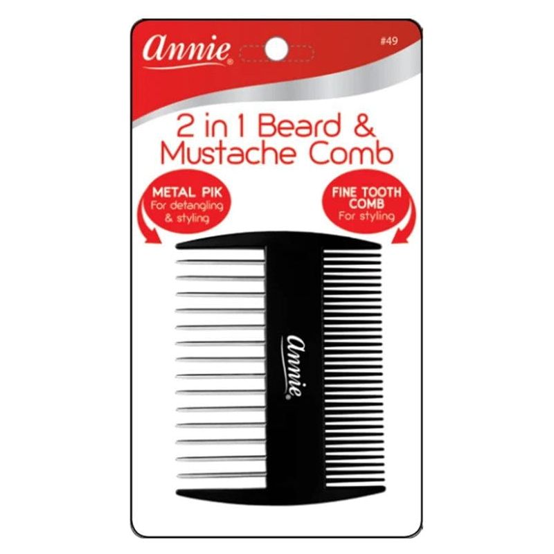 Annie 2 in 1 Beard &amp; Mustache Comb - Gtworld.de