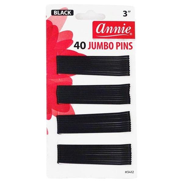 Annie 40 Jumbo Pins Black - Gtworld.de