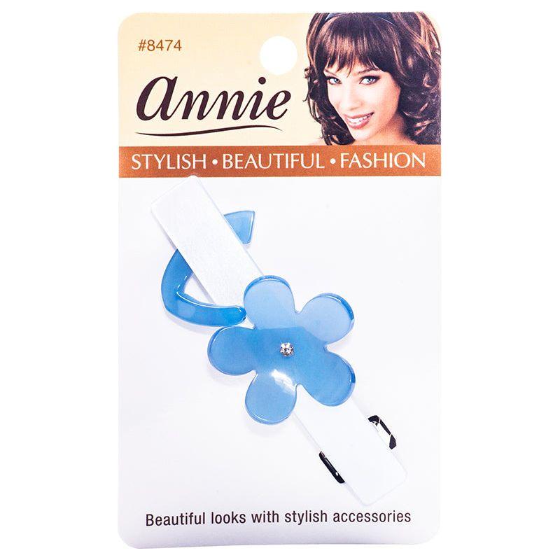 Annie Daisy Barrette/Haarspange, 8cm, Light Blue - Gtworld.de