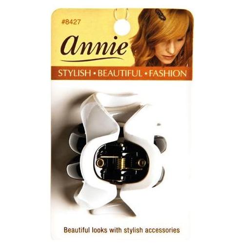 Annie Hair Clip/Haarklammer, 6,5Cm, Black&amp;White - Gtworld.de