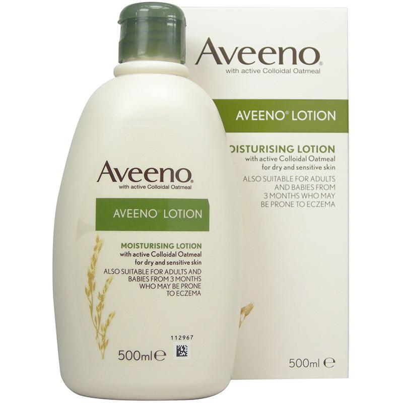 Aveeno with active Colloidal Oatmeal Moisturizing Lotion 500ml - Gtworld.de