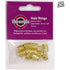 Bagues Pour Cheveux Hair Ring Gold 12pcs. - Gtworld.de