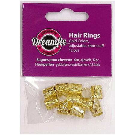 Bagues Pour Cheveux Hair Ring Gold 12pcs. - Gtworld.de