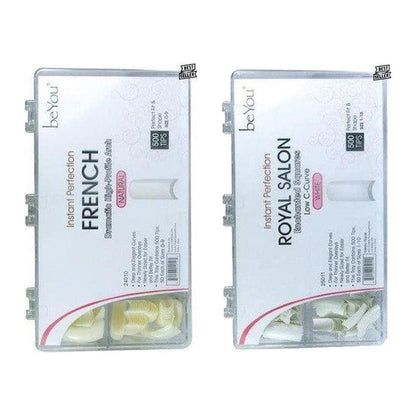 BeYou Nails 25011 /24010 Salon 500 Tips Size 0 - 9 - gtworld.de