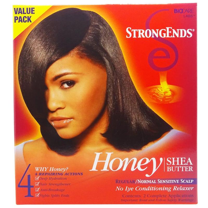 BioCare StrongEnds Honey Shea Butter No Lye Conditioning Relaxer Regular - Gtworld.de