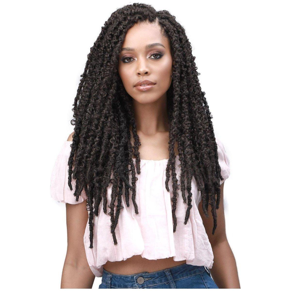 BOBBI BOSS 3X Calif. Butterfly Locs Pre - Looped Crochet Braid Kunsthaar 18&quot; - Gtworld.de