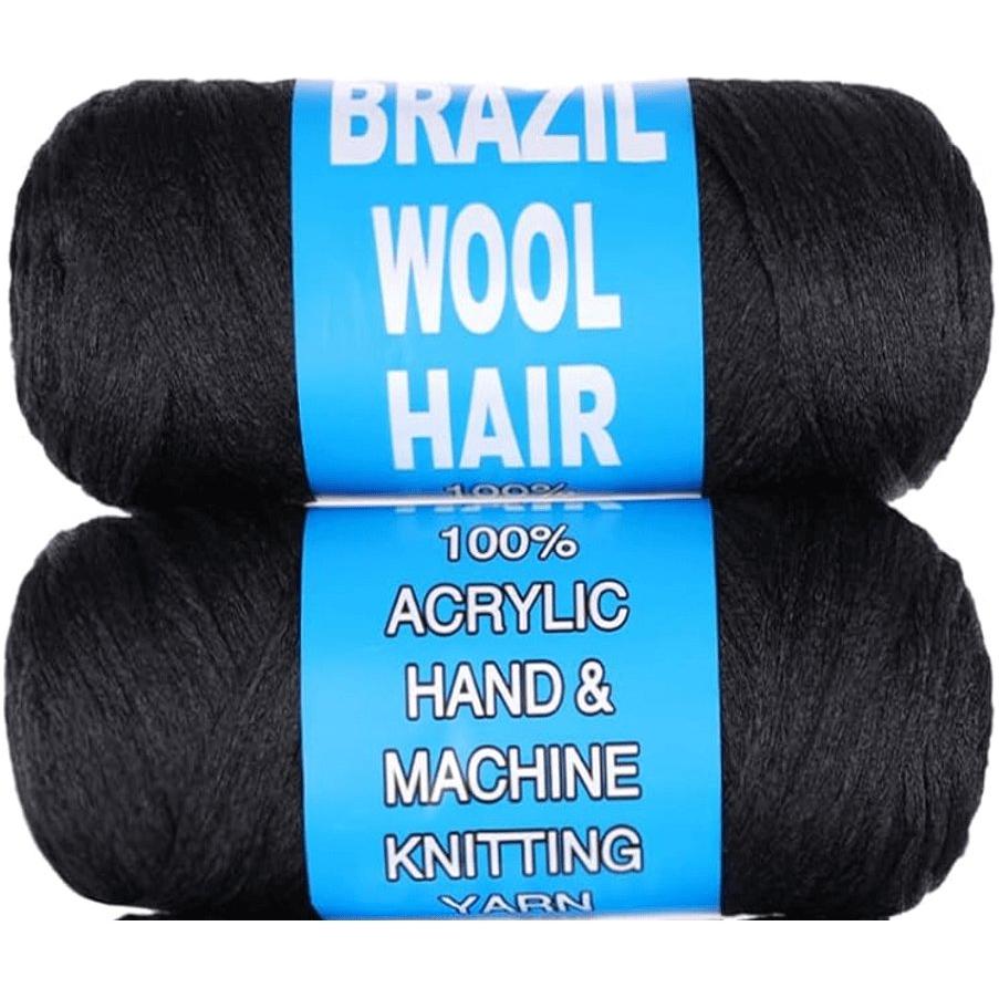 Brazil Wool Hair 100% Acrylic Hand &amp; Machine Knitting Yarn 