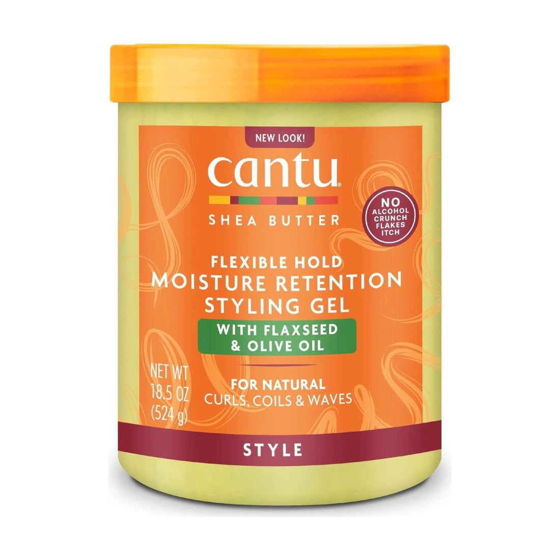 Cantu Shea Butter Flexible Hold Moisture Retention Styling Gel With Flaxseed &amp; Olive 18.5 Oz - Gtworld.de