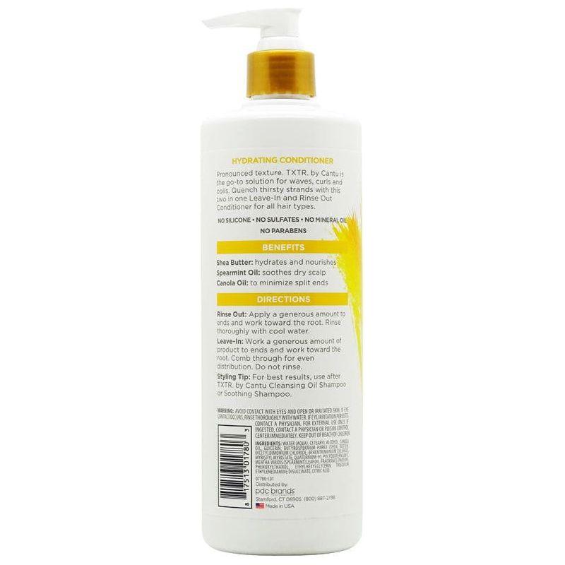 TXTR by Cantu Leave-In + Rinse Out Hydrating Conditioner 473ml