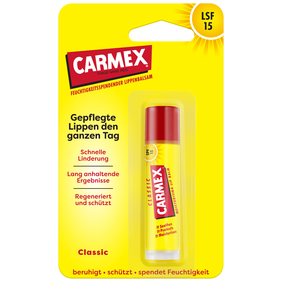 Carmex Classic Lip Balm moisturising Stick - gtworld.de