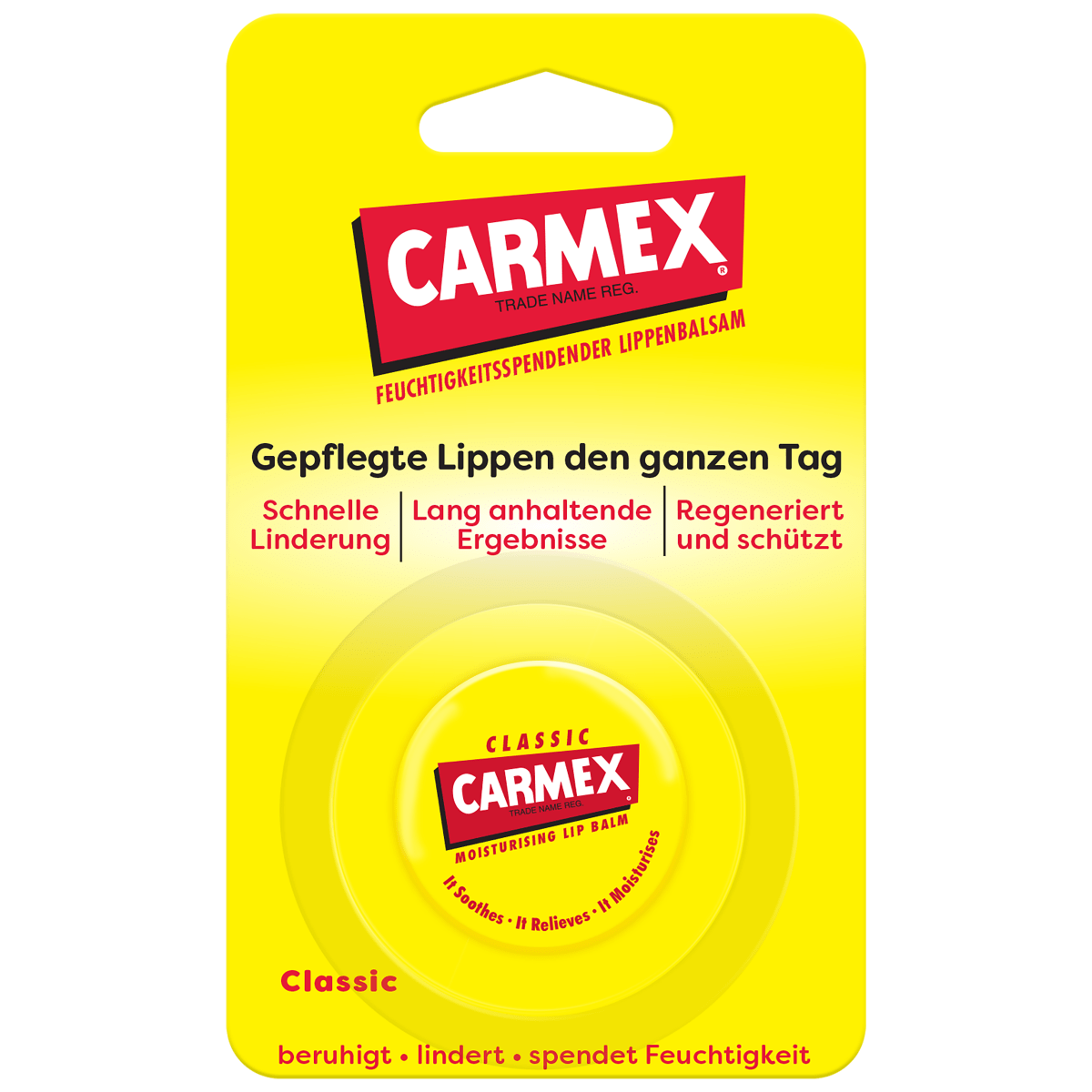 Carmex CLASSIC Moisturising Lip Balm For Dry And Chapped Lips 7.5g - gtworld.de