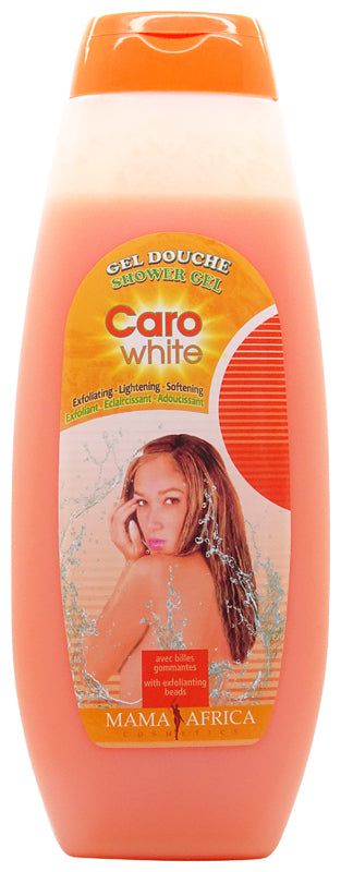 Caro White Shower Gel Exfoliating Lightening Softening 750ml - Gtworld.de