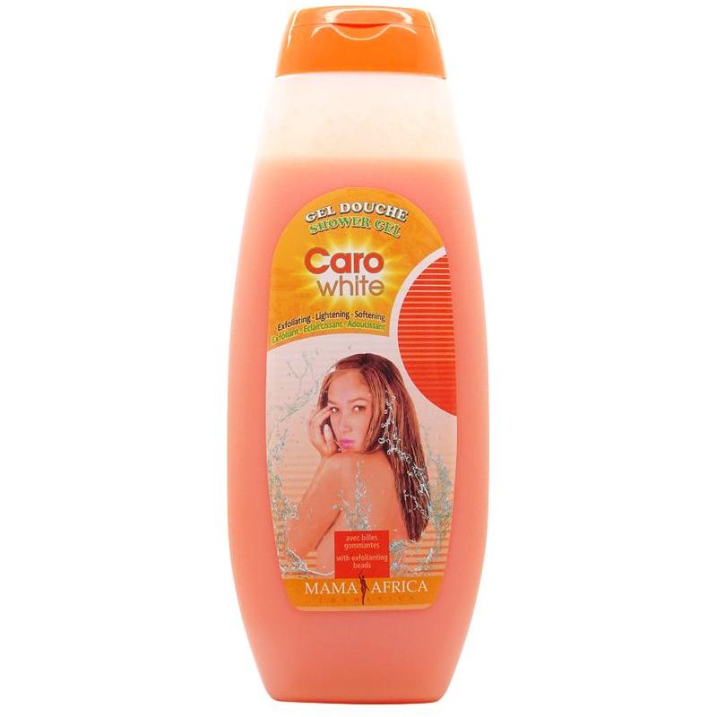 Caro White Shower Gel Exfoliating Lightening Softening 750ml - Gtworld.de