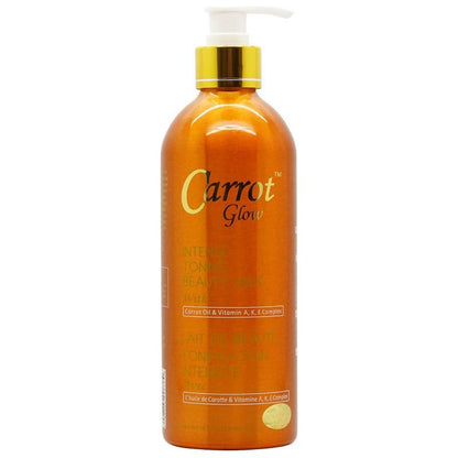 Carrot Glow Intense Toning Beauty Milk with Carrot Oil &amp; Vitamin A,K,E Complex 500ml - Gtworld.de