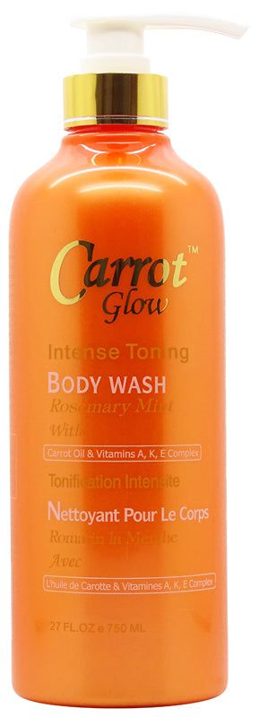 Carrot Glow Intense Toning Body Wash Rosemary Mint with Carrot Oil &amp; Vitamins A, K, E Complex 500ml - Gtworld.de