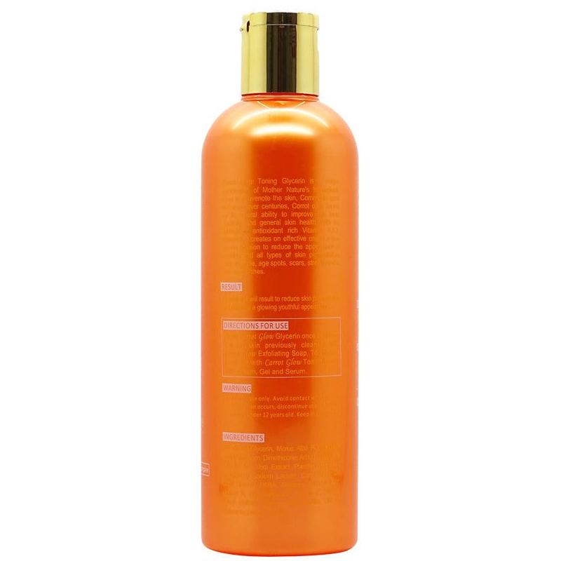 Carrot Glow Intense Toning Glycerin with Carrot Oil &amp; A,K,E Complex 500ml - Gtworld.de