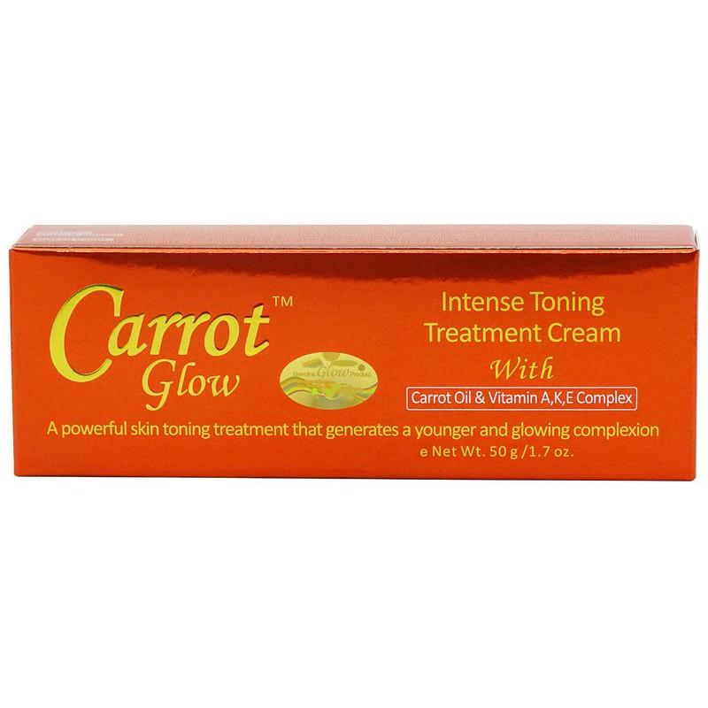 Carrot Glow Intense Toning Treatment Cream with Carrot Oil &amp; Vitamin A,K,E Complex 50g - Gtworld.de