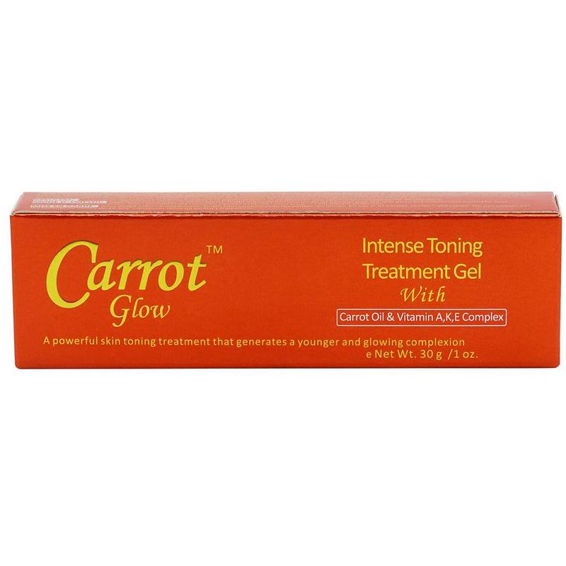 Carrot Glow Intense Toning Treatment Gel with Carrot Oil &amp; Vitamin A,K,E Complex 30g - Gtworld.de