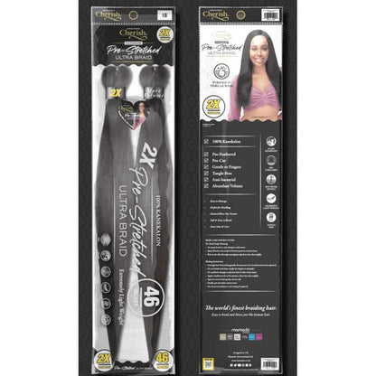 Cherish Pre Stretched Ultra Braid 2x Pack 46&