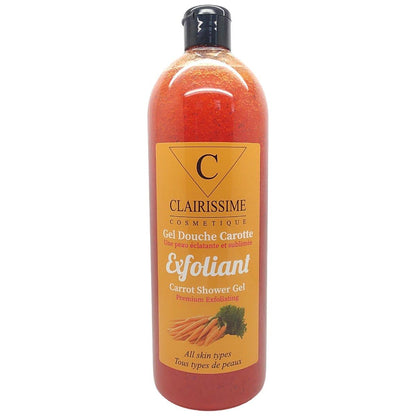 Clairissime Exfoliant Carrot Shower Gel 1000ml - Gtworld.de