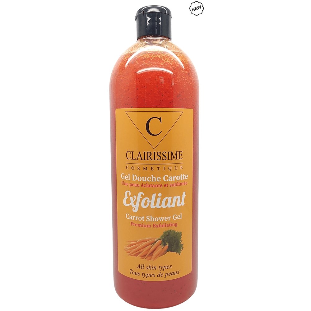 Clairissime Exfoliant Carrot Shower Gel 1000ml - Gtworld.de